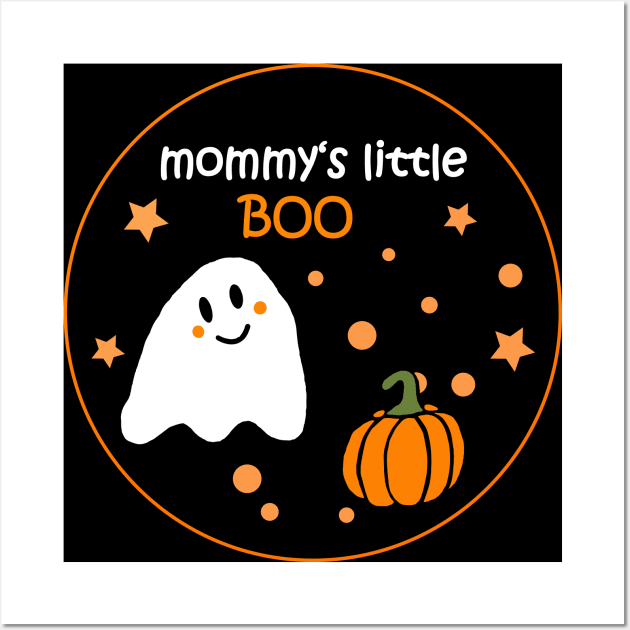 Mommy's Little Boo Halloween Costume Wall Art by Anke Wonder 